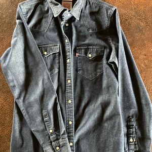 Vintage Levis Pearl Snap Size M